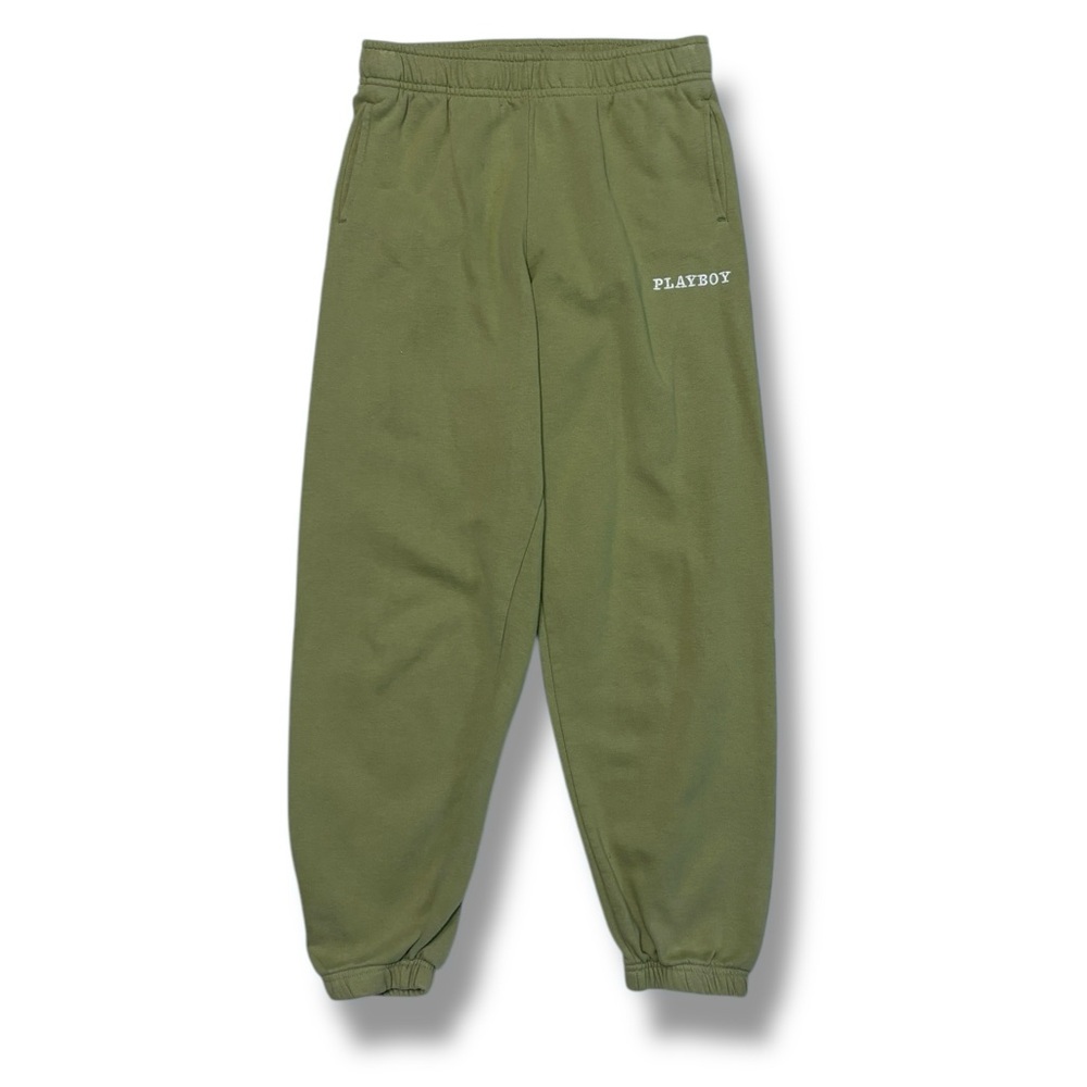 PACSUN x PLAYBOY Light Green Bunny Sweatpants - Picture 7 of 7